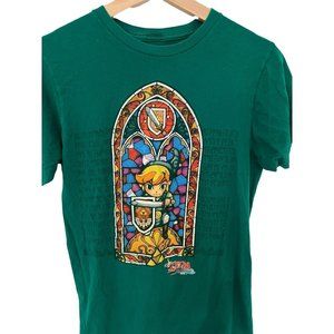 Zelda Legend Wind Waker Nintendo Shirt Link Windwaker Glass Size Medium T-Shirt
